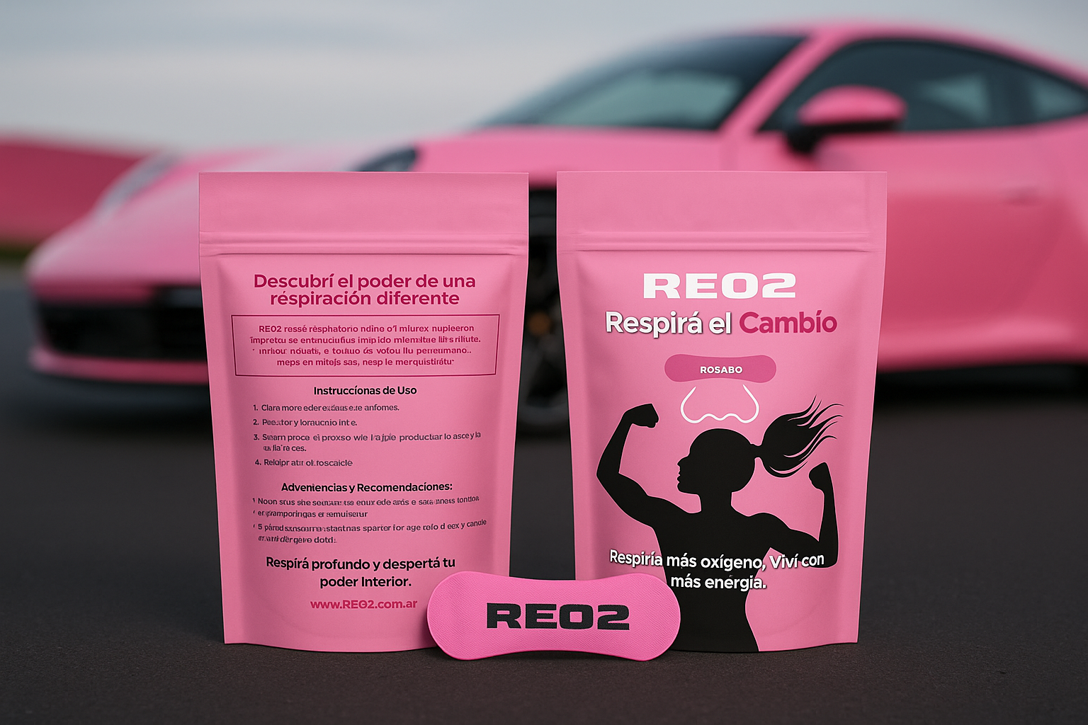 Tiras Nasales REO2 – Edición Rosa Premium (Pack x30)